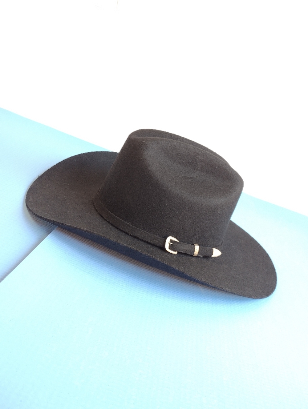 Rangers by Carlop Men's Western Cowboy Hat Wool Felt - Black